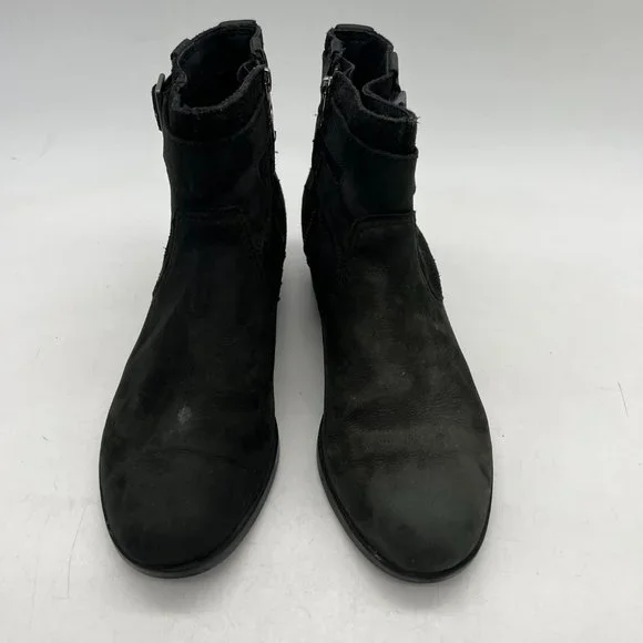 Sorel  NL3080-010 Boots Women's Size 9 Lolla Ankle Bootie Leather Zip Buckle - Picture 2 of 11